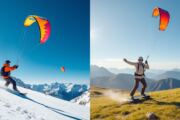 discover whether a power kite is suitable for snowkiting or landboarding, including tips on kite selection and safety considerations for both sports.