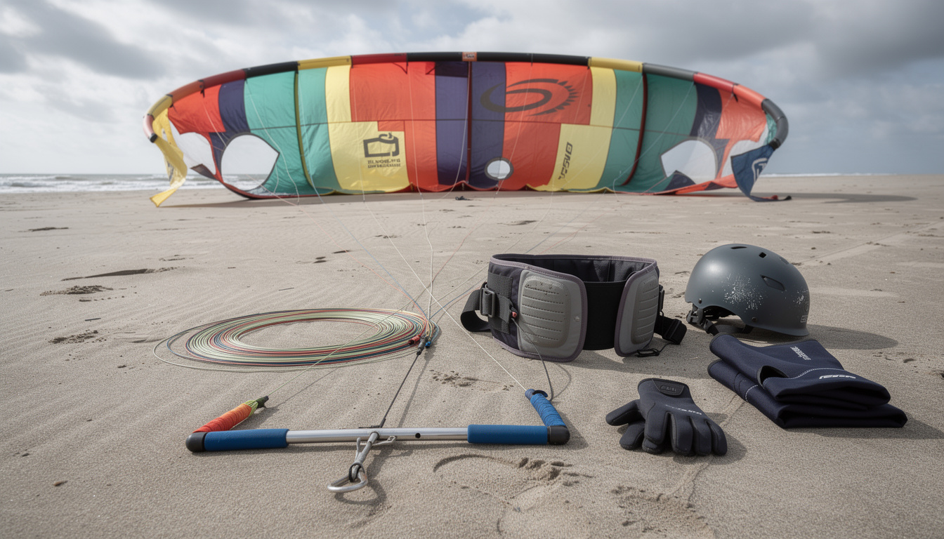 discover the essential equipment needed for traction kiting to ensure a safe and thrilling experience. from kites and control bars to harnesses and safety gear, learn what gear you must have before hitting the wind.