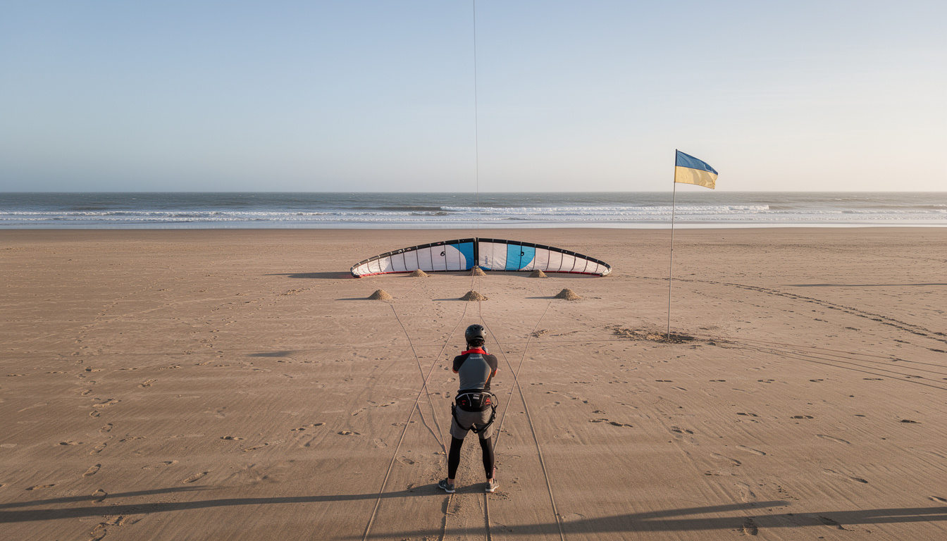 learn how to properly set up your traction kite before each session to ensure safety and maximize performance on the water.